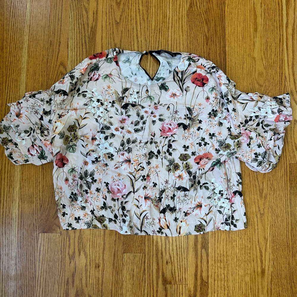 Zara Floral Blouse